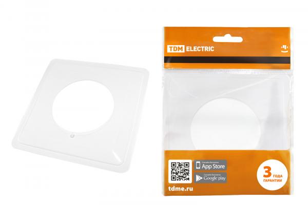 TDM Рамка защитная 1-местная для выключателей или розеток для защиты обоев  130х130мм  Прозрачный SQ1822-0001