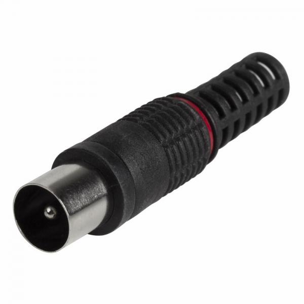 Разъем штекер TV без пайки черный PROCONNECT 05-2042-2