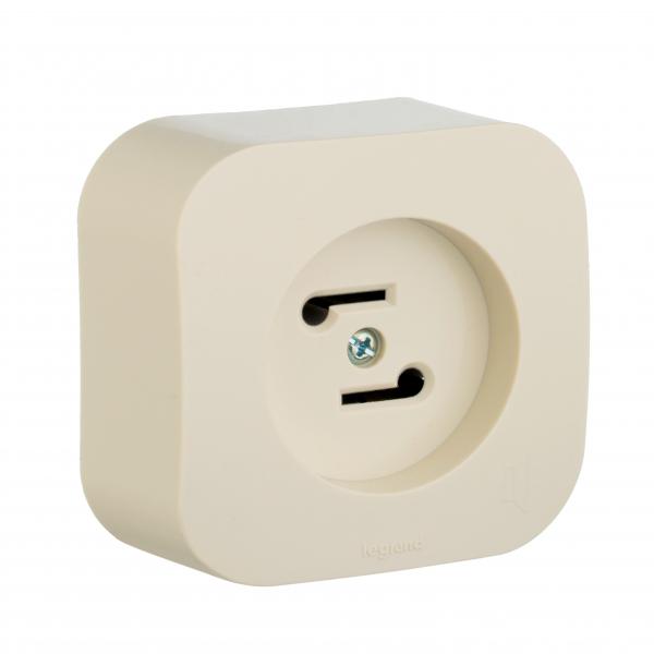 Legrand  Quteo  Слоновая Кость Розетка Радио открытая установка 782249