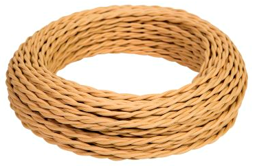 МезонинЪ Песочное Золото  Провод витой ПВХ 2х1,5    GE70141-32 (кратно 50)