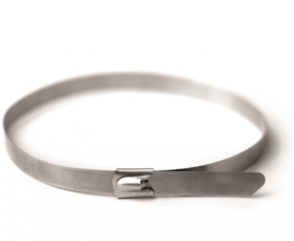 Хомут (стяжка)  нержавеющая сталь  4,6 х 175  (AISI 316) без покрытия  DKC 27604 (кратно 50)