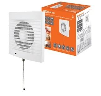 Вентилятор TDM бытовой настенный 100 СВ, с выключателем