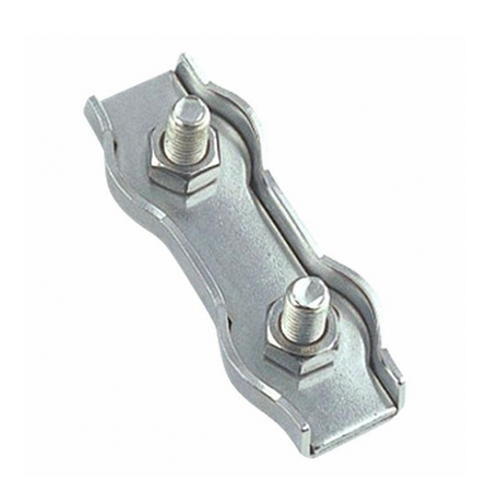 Зажим для троса Duplex 5 мм (1 шт) - ярлык Tech-Krep