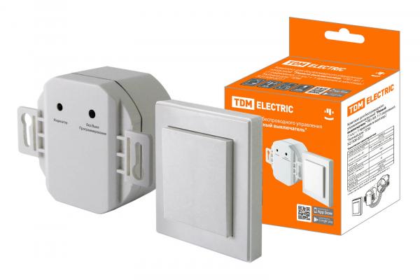 TDM  Умный Дом Комплект для беспроводного управления нагрузкой "Умный выключатель" РВ1-М1.1 SQ1508-0217