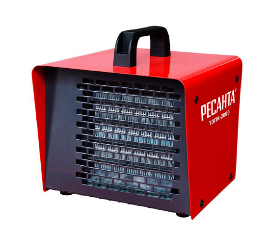 Пушка тепловая Ресанта ТЭПК-2000 квадратная,  220В (керамический нагревательный  элемент)