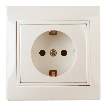 ЭРА  Intro  Plano  Слоновая Кость  Розетка 2P+E Schuko, 16АХ-250В, скрытая установка  1-202-02 Б0027610