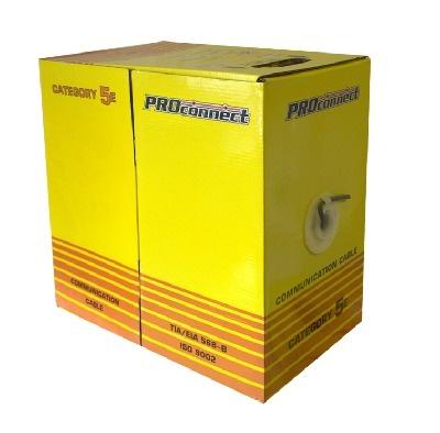 UTP 2PR 24AWG CAT5e 305м (медь) PROCONNECT кабель 01-0027
