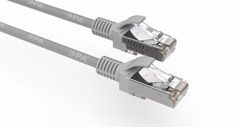 Патч корд F/UTP кат.5e CU PC-0.5F 0.5м сер. Эра Б0051343